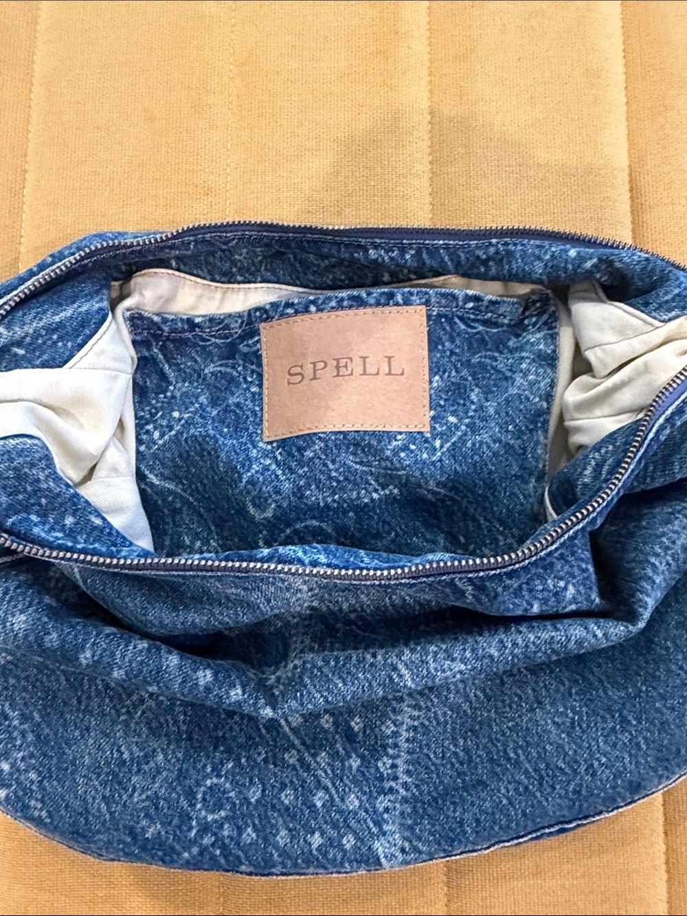 Spell Road Trip Denim Bandana Hobo Bag - Picture 6 of 9